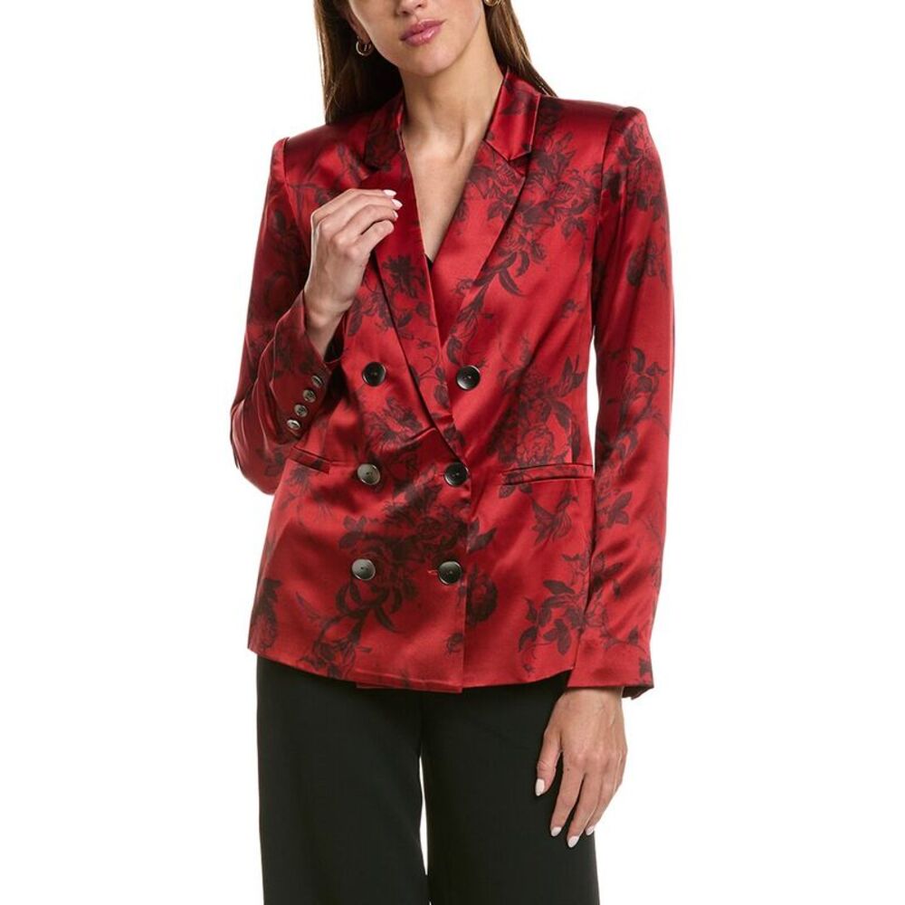 L’Agence Womens  Colin Silk Blazer